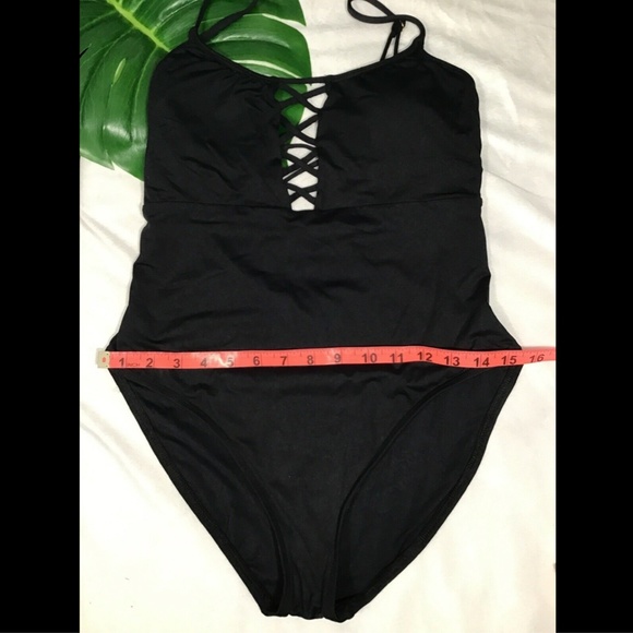 NEW La Blanca Lace Up‎ Island Goddess One-Piece Swimsuit [SZ 10 ] - Picture 4 of 8